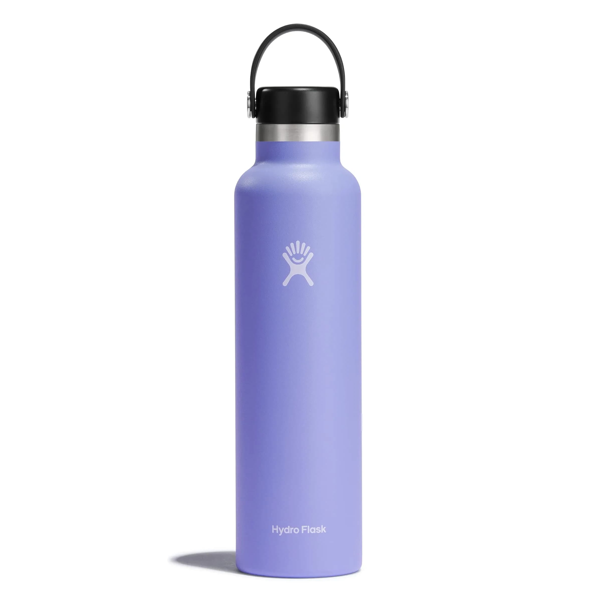 Hydro Flask Standard Mouth Water Bottle 710ml (24 Oz) | Insulated Stainless Steel, Leakproof, Purple