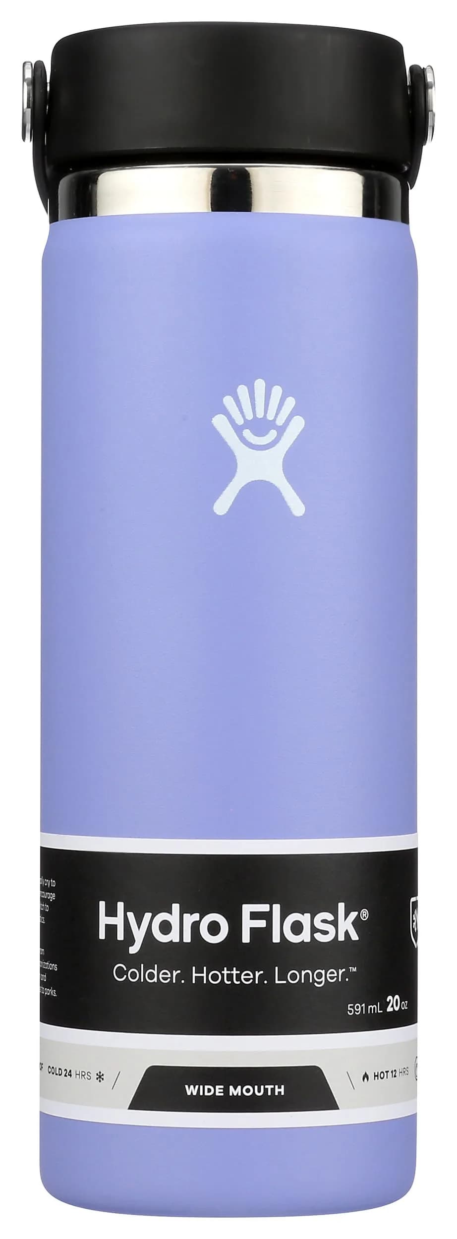 Hydro Flask 20 Oz Wide Mouth Lupine Water Bottle - Insulated Stainless Steel - main product image
