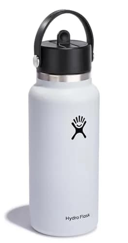 Hydro Flask Water Bottle - Insulated Stainless Steel - Wide Mouth 32 Oz | Leakproof & Refillable thumbnail 2