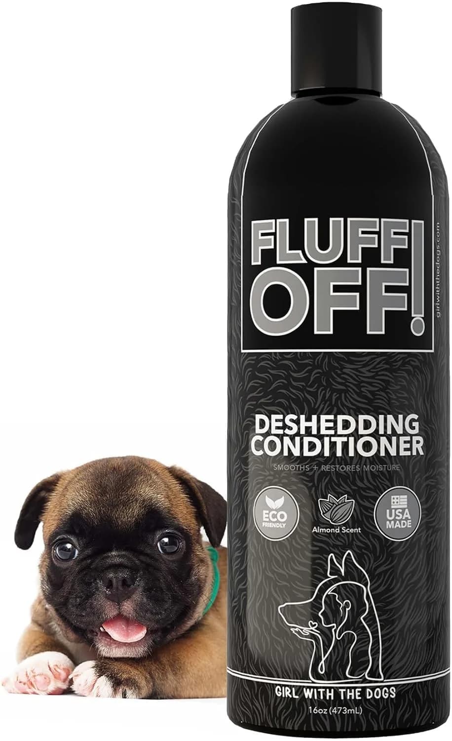Girl With The Dogs Fluff Off! Deshedding Conditioner 16oz | Reduces Shedding & Deeply Conditions - main product image