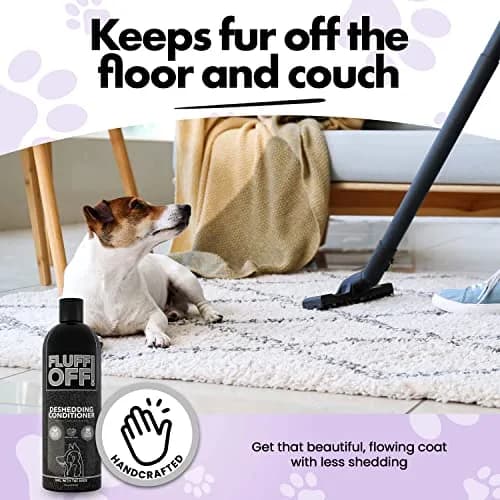 Girl With The Dogs Fluff Off! Deshedding Conditioner 16oz | Reduces Shedding & Deeply Conditions thumbnail 4