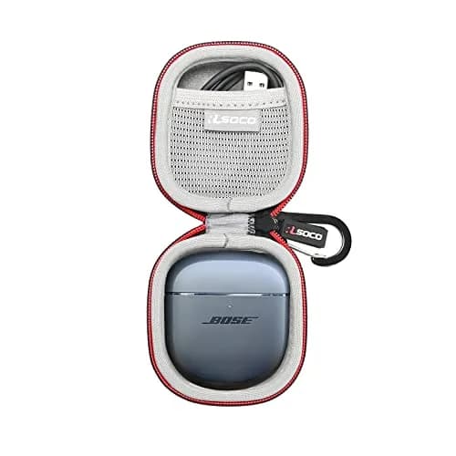 RLSOCO Black Carrying Case for Bose QuietComfort Ultra Earbuds II | Compact & Protective thumbnail 1