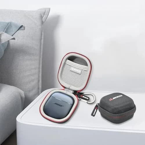 RLSOCO Black Carrying Case for Bose QuietComfort Ultra Earbuds II | Compact & Protective thumbnail 7