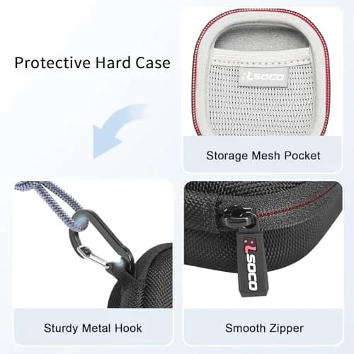 RLSOCO Black Carrying Case for Bose QuietComfort Ultra Earbuds II | Compact & Protective thumbnail 3