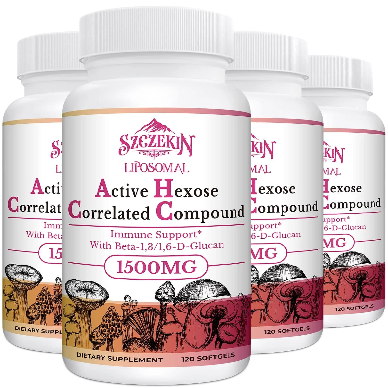 SZCZEKIN 1500mg Liposomal Active Hexose Correlated Supplement