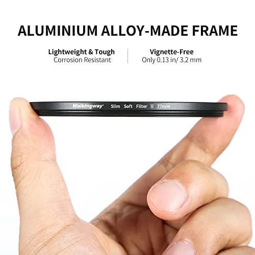 Walking Way 67mm White Pro Mist Diffusion Lens Filter | Dreamy Fog & Soft Glow Effect for Video/Vlog/Portrait thumbnail 5