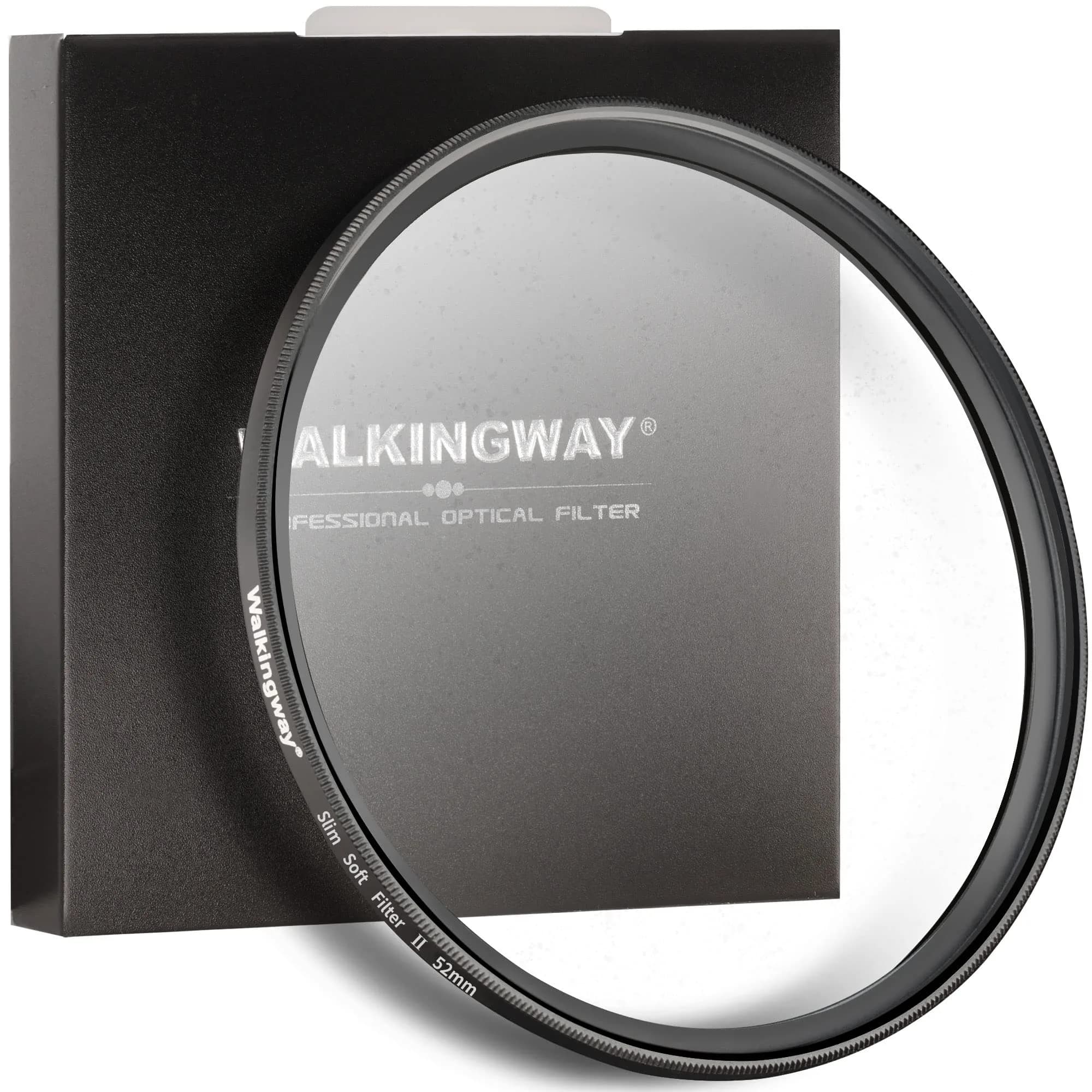 Walking Way White Pro Mist Diffusion Lens Filter 52mm (Medium-Soft 2) | Creates Soft Glow & Dreamy Haze Effect - main product image