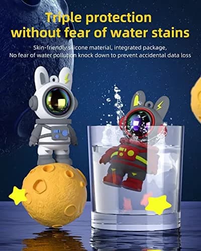 Bilious Cute Space Rabbit USB Flash Drive 128G Waterproof USB 2.0 | Small Size, Colorful & Durable (70-120 chars) thumbnail 7