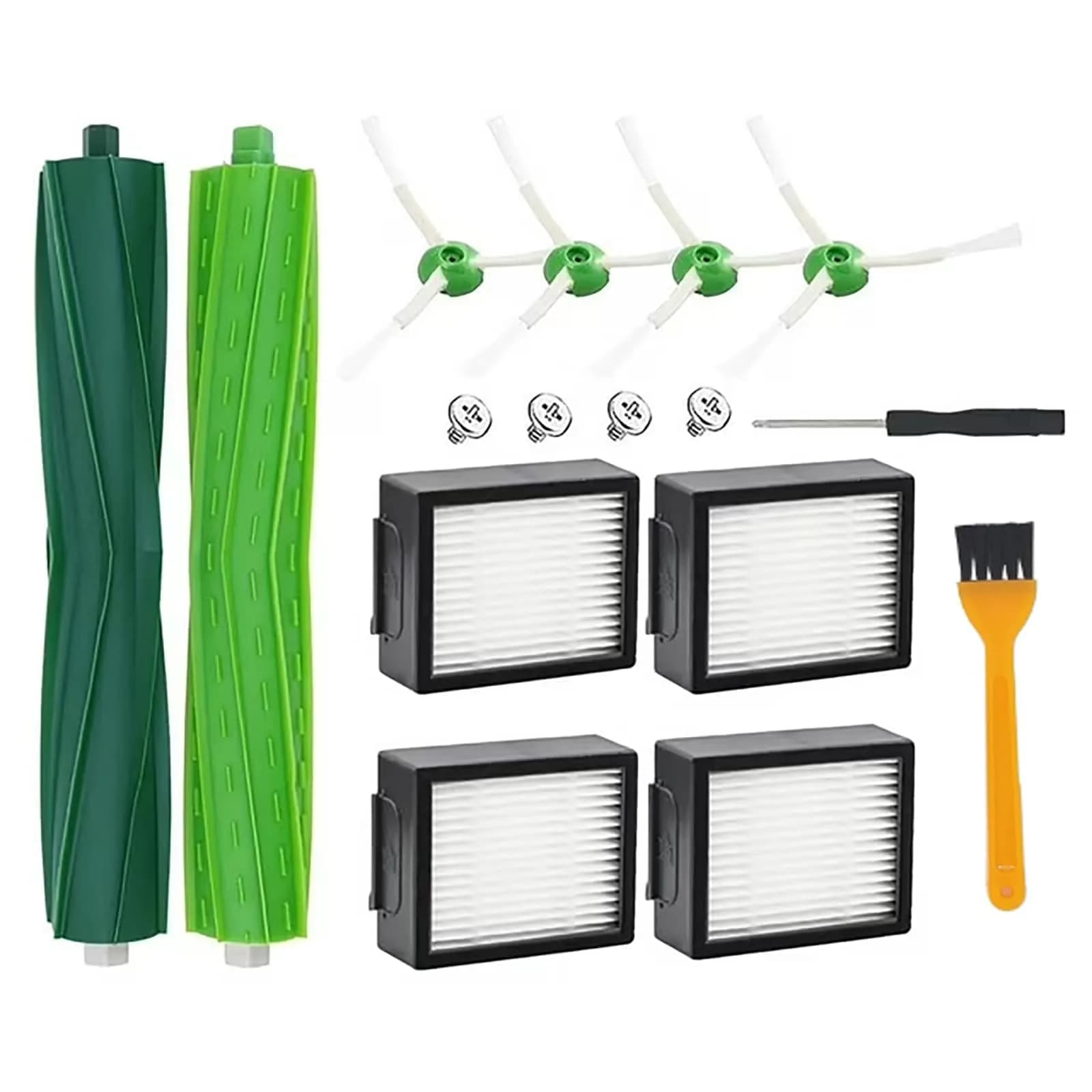 Detetap Replacement Parts Kit for iRobot Roomba i7 i3 i4 i6 i8 j7 E5 E6 E7 Robotic Vacuum Cleaners | 12-Piece Set - main product image