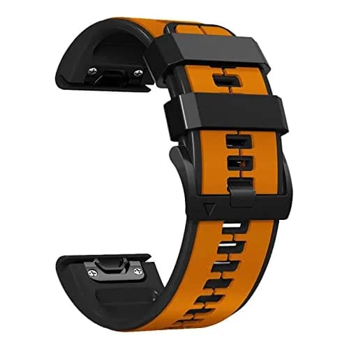 Abanen Quick Fit 22mm Silicone Watch Band for Garmin 955 / Fenix 7 / epix 2 | Waterproof Sport Strap thumbnail 1