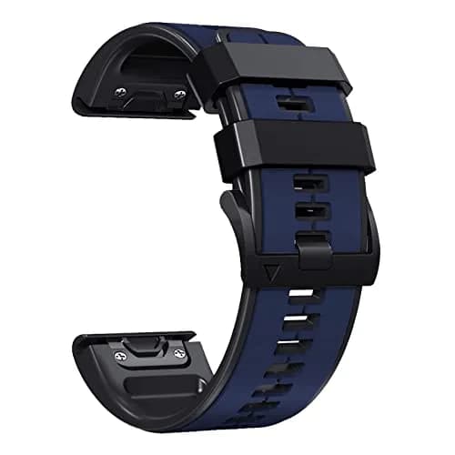 Abanen Quick Fit 22mm Silicone Watch Band for Garmin 955, Fenix 7, epix 2, Instinct 2 Solar | Waterproof Sport Strap thumbnail 1