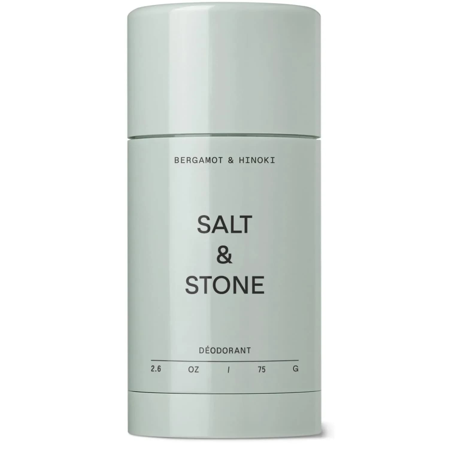 Salt & Stone Aluminum Free Deodorant, Black Rose & Oud Scent, Extra Strength 48 Hour Protection, 2.6oz — Bergamot & Hinoki