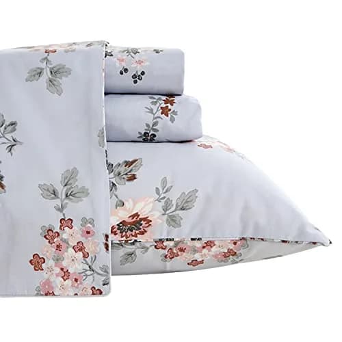 FADFAY Sheets Set Twin XL Elegant Floral Bedding 100% Cotton | Vintage Farmhouse Style thumbnail 8