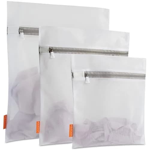 Polecasa Mesh Laundry Bags 3 Pack (Large, Medium, Small) | Protects Delicates, Zippered Closure, Washer & Dryer Safe thumbnail 1