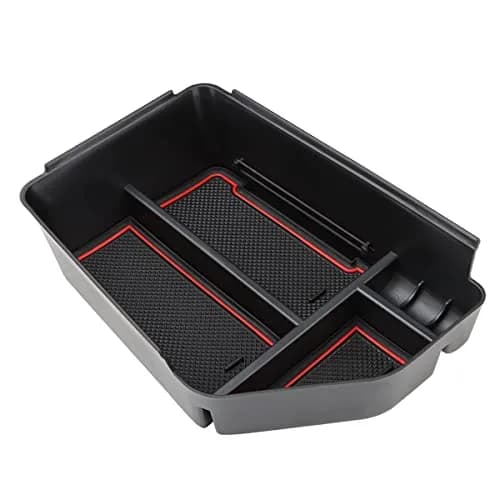 MARCHFA Red Center Console Organizer Tray for Kia EV6 2022-2026 | Fits Armrest Storage Box Insert thumbnail 7