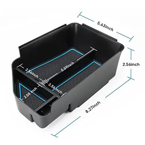 MARCHFA Center Console Organizer Tray Blue for Kia EV6 2022-2026 | Keeps Your Car Tidy thumbnail 5