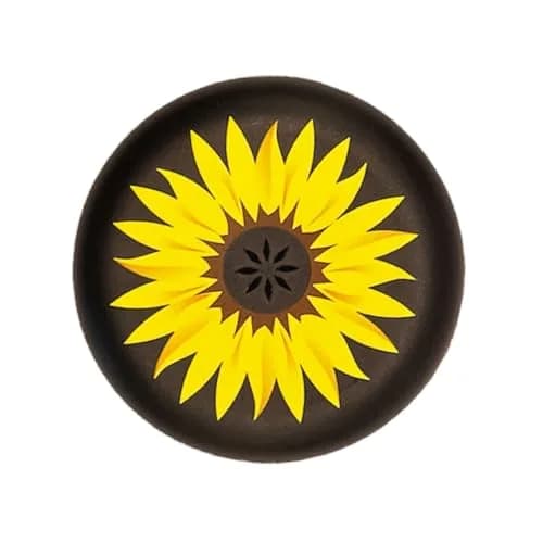 INVISALIGN Sunflower Yellow Aligner and Retainer Case | Medical-Grade Thermoplastic, Magnetic Closure, Ventilated Design (8.7 x 8.7 x 2.2 Inch) thumbnail 1
