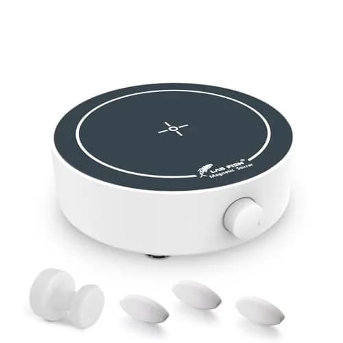 LAB FISH MS3 Magnetic Stirrer Mixer Stir Plate Set | 1800RPM, 3L Capacity, Includes 3 Stir Bars & Retriever, Compact for Lab & Homebrew - main product image