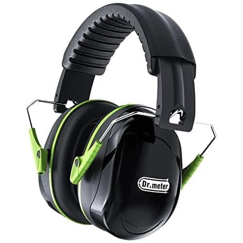 Dr.meter Hearing Protection Earmuffs 31dB SNR Noise Reduction with Adjustable Headband | Foldable & Portable for Adults & Kids thumbnail 4