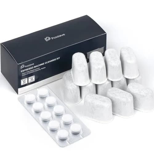 possiave 12-Pack Water Filters & 10-Pack Cleaning Tablets for Breville Machines | For Barista Express, Oracle & More thumbnail 1