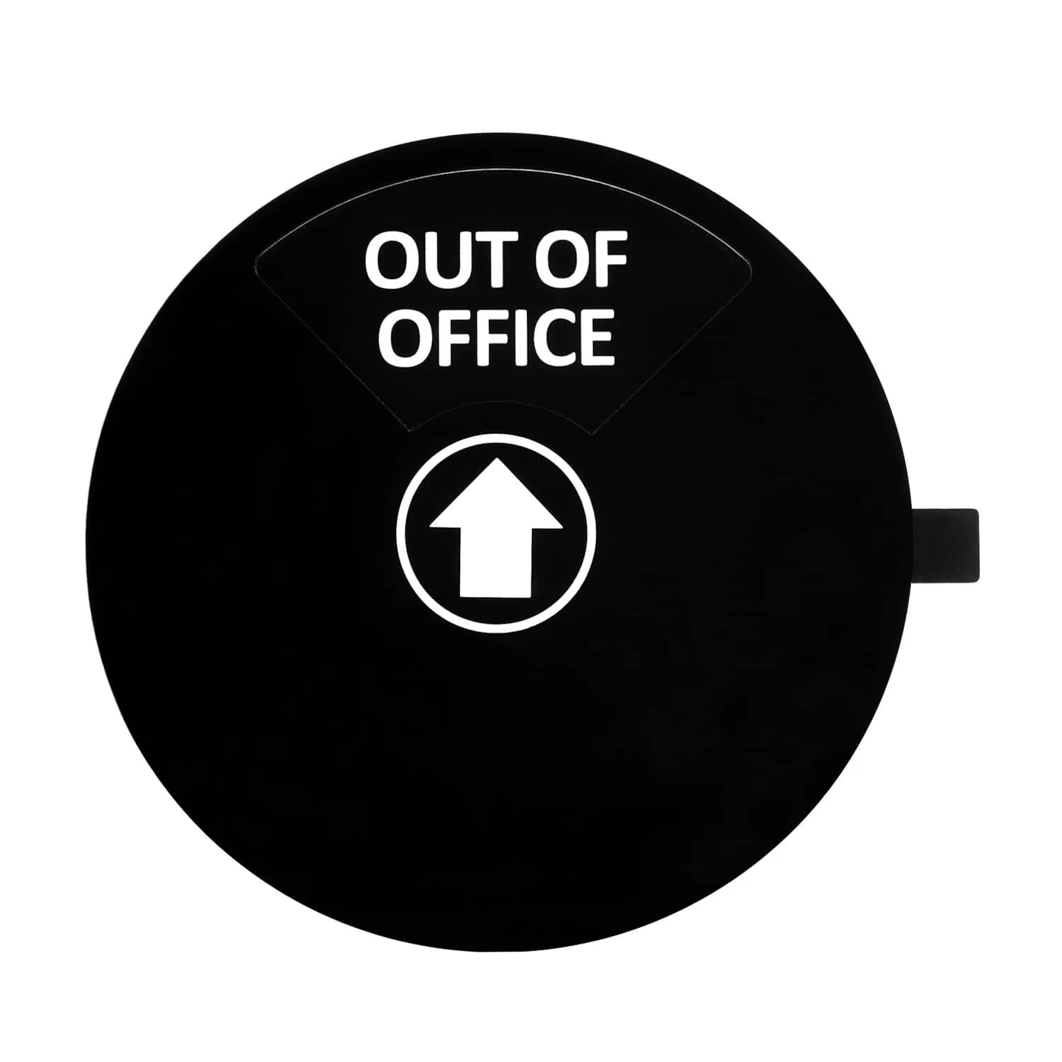 Kichwit Privacy Sign for Office, Do Not Disturb, Out of Office, Please Knock, In a Meeting (Black&White, 5 inch) - view 6