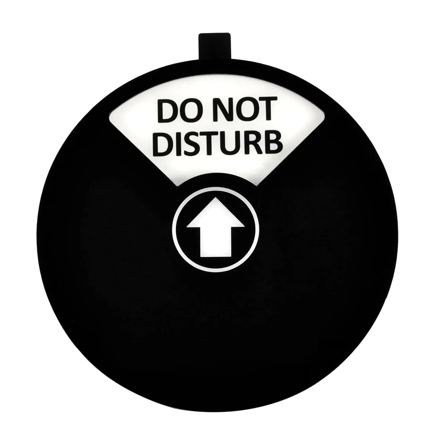 Kichwit Privacy Sign for Office, Do Not Disturb, Out of Office, Please Knock, In a Meeting (Black&White, 5 inch) - view 8