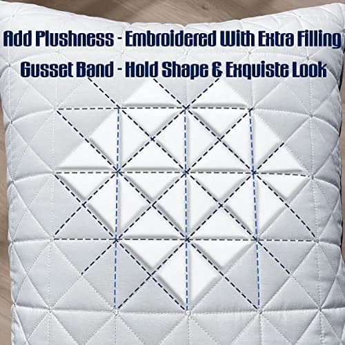 Slybear Cooling Hotel Luxury Bed Pillows Set of 2, Standard Size 48cm x 64cm (19" x 25") | Oeko-Tex Certified thumbnail 4