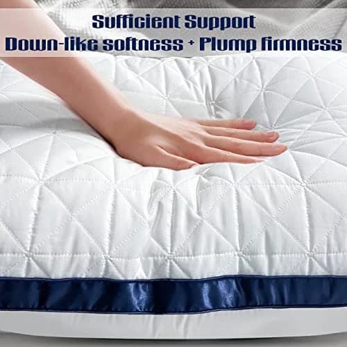 Slybear Cooling Hotel Luxury Bed Pillows Set of 2, Standard Size 48cm x 64cm (19" x 25") | Oeko-Tex Certified thumbnail 3