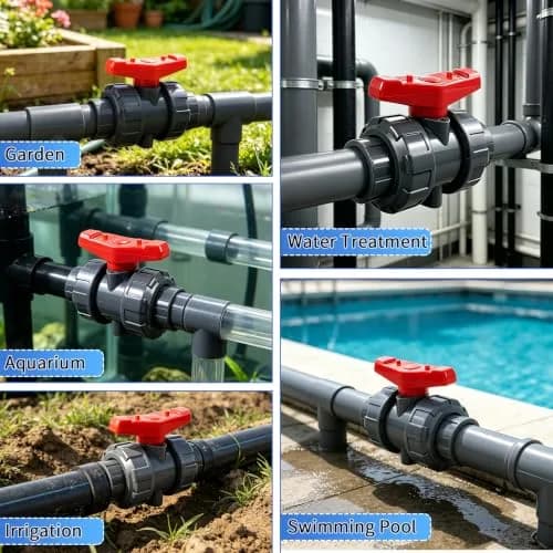Boltigen PVC Union Ball Valve 1 Inch (25mm) Full Port for Water Systems | True Union Design thumbnail 8