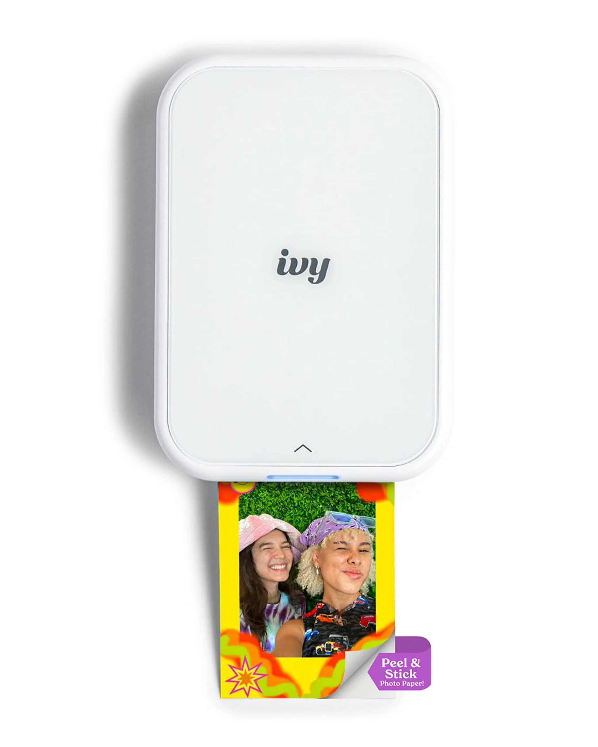 Canon Ivy 2 Mini Photo Printer, Pure White | Pocket-Sized ZINK Printer with Bluetooth 5.0 — White