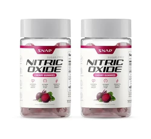 Snap Supplements Nitric Oxide Beet Root Gummies Cherry 120 Gummies | Support Circulation & Energy thumbnail 1