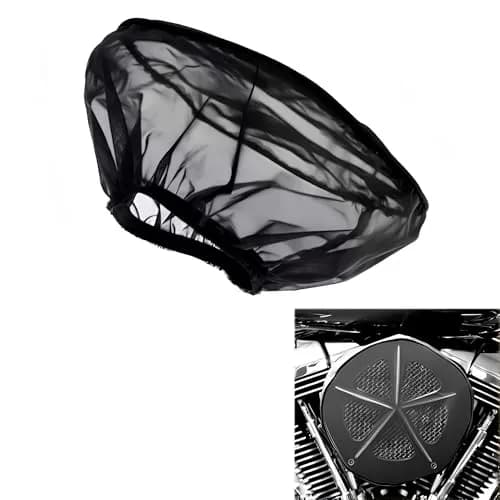 TCMI Motorcycle Waterproof Air Filter Rain Sock Cover for Harley Davidson Touring 15.2 cm (6 in) | Protects Air Cleaner Kits thumbnail 3