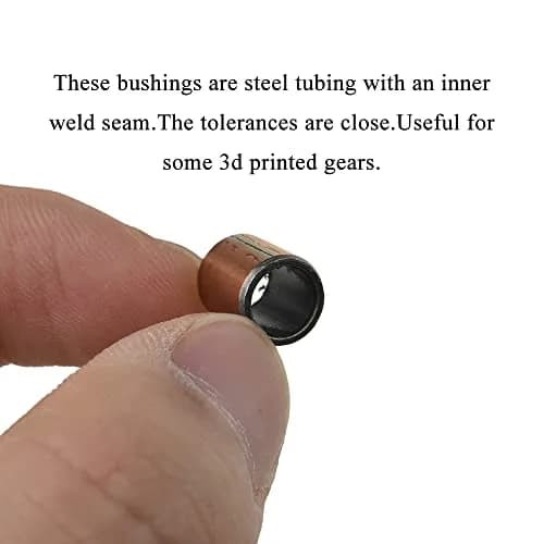 Acoeitl Steel Sleeve Bushing Bearing 6mm Bore x 8mm OD x 10mm Length | Tight, Oil-Free, No Rattle, 10Pcs thumbnail 4