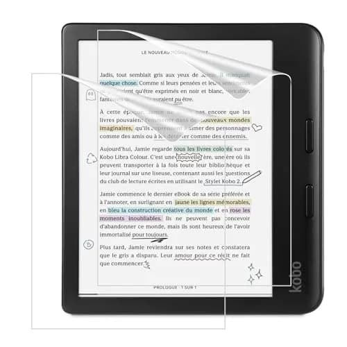 MoKo Anti-Glare Screen Protector for Kobo Libra Colour 7" 2024 / Libra 2 7" 2021 | 2-Pack Matte Finish thumbnail 1