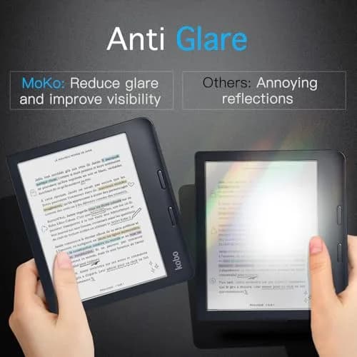 MoKo Anti-Glare Screen Protector for Kobo Libra Colour 7" 2024 / Libra 2 7" 2021 | 2-Pack Matte Finish thumbnail 2