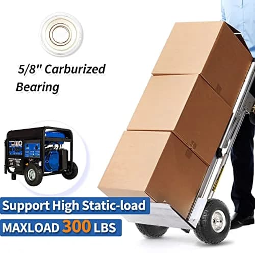 GICOOL 4.10/3.50-4" Pneumatic Tire and Wheel 10" | 2 Pack with 2.25" Offset Hub & 5/8" Axle Bore thumbnail 5