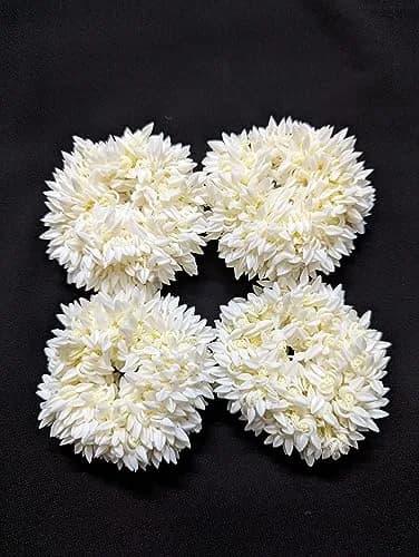 Pretty Charming Artificial Hair Gajra Bands Set of 4 | Floral Pattern thumbnail 4