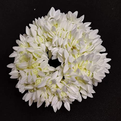 Pretty Charming Artificial Hair Gajra Bands Set of 4 | Floral Pattern thumbnail 3