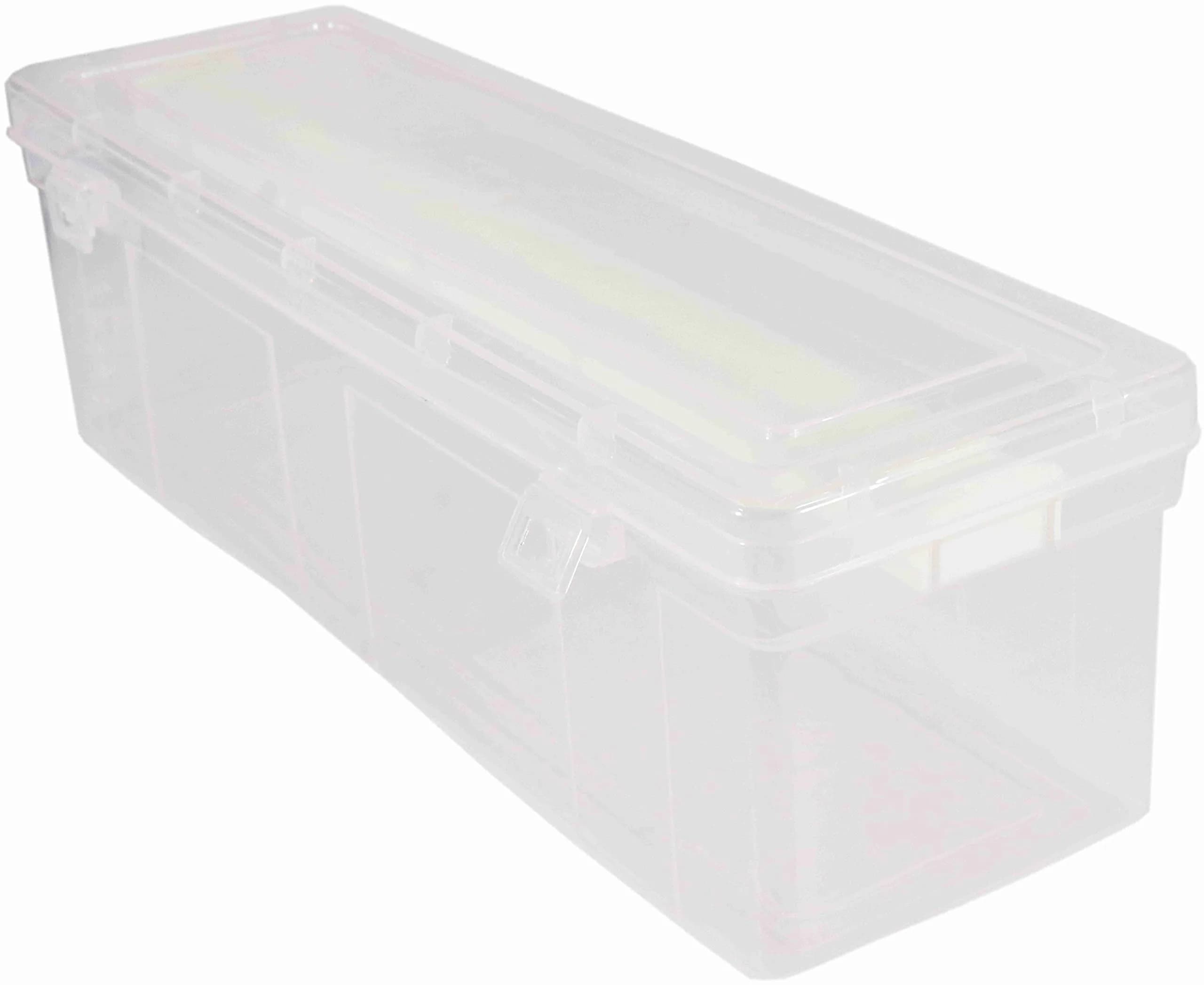 NMII Multipurpose Plastic Storage Box with 1 Adjustable Rods, 30cm (11.8in) | Transparent Jewelry Organizer for Bangles, Watches, Accessories - view 8