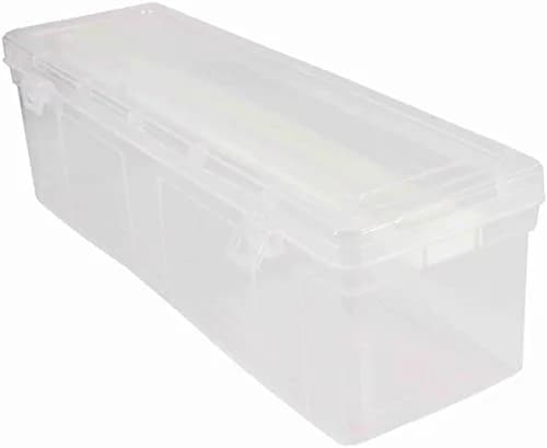 NMII Multipurpose Plastic Storage Box with 1 Adjustable Rods, 30cm (11.8in) | Transparent Jewelry Organizer for Bangles, Watches, Accessories thumbnail 8