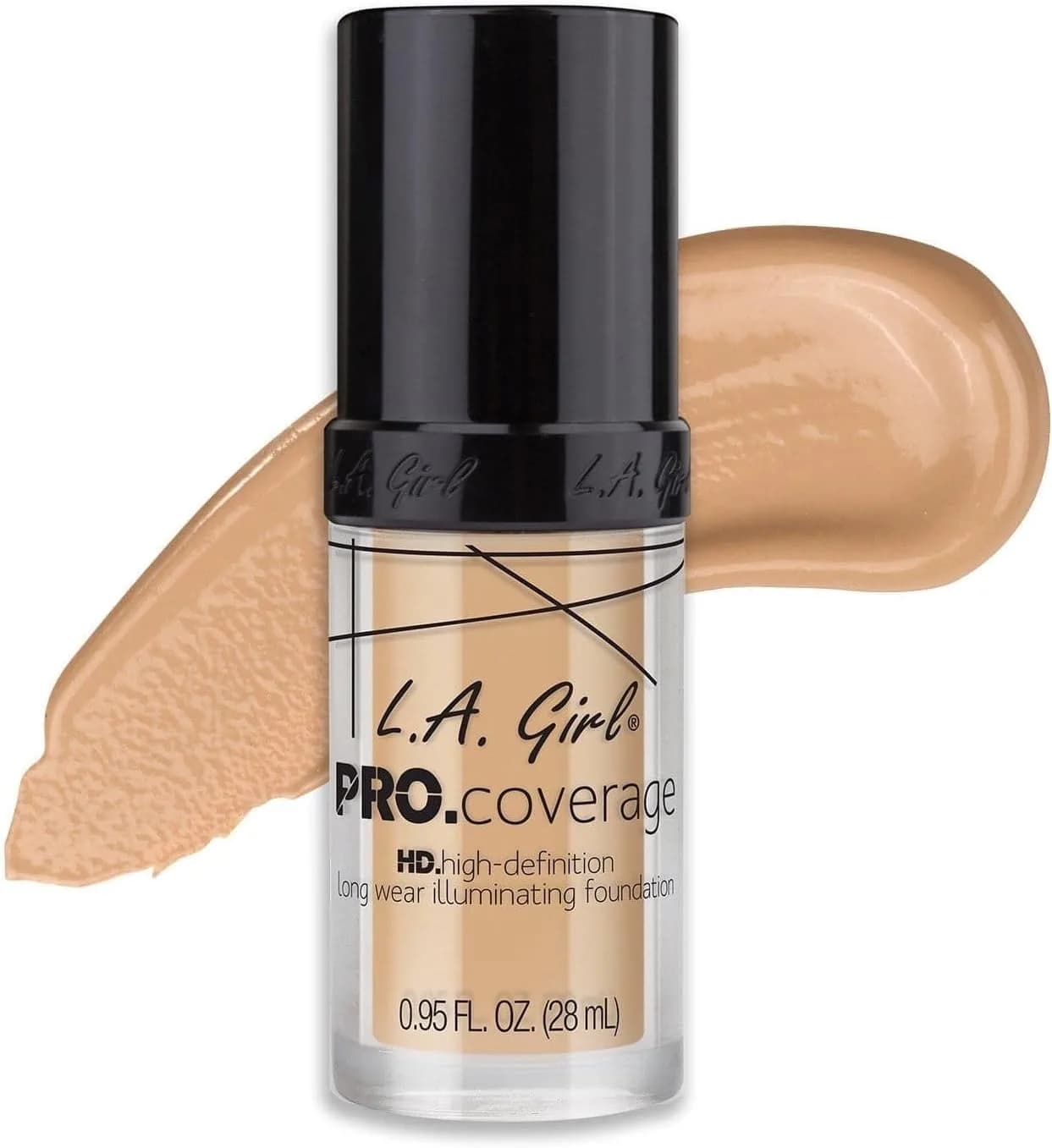 L.A. Girl Pro Coverage Liquid Foundation - Fair - Dewy, Radiant Finish - 28.08ml (0.95 Fl Oz) - main product image