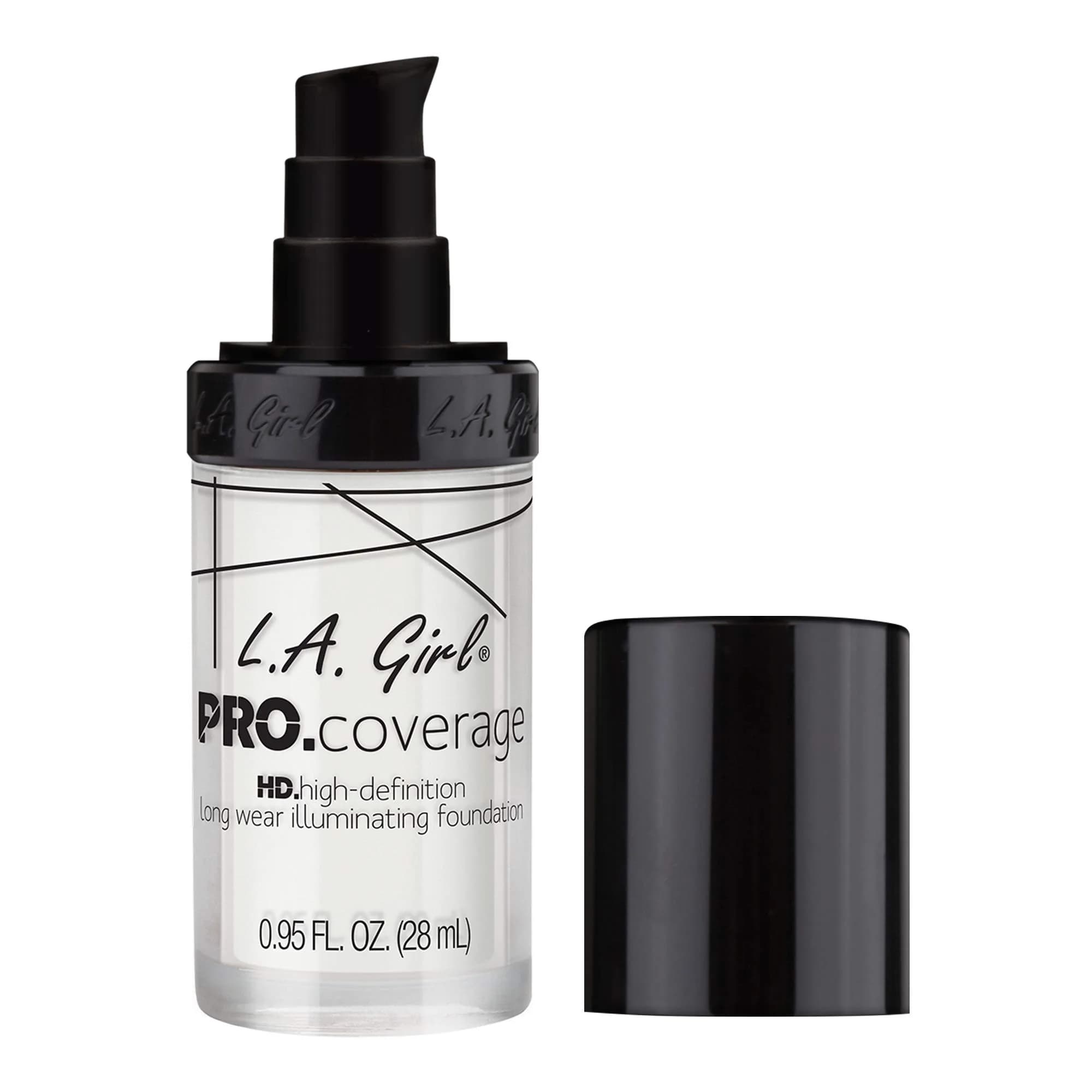 L.A. Girl Pro Coverage Liquid Foundation in White - Dewy, Radiant Finish (0.95 Fl Oz) - view 2