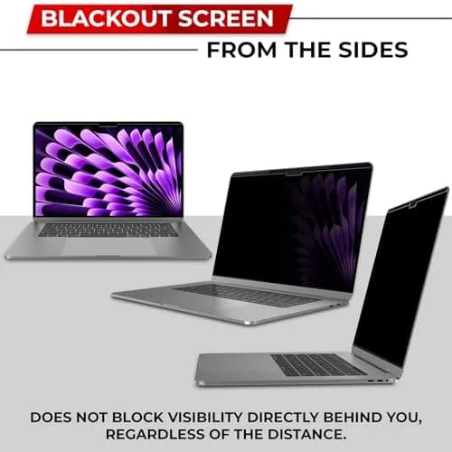 SightPro Magnetic Privacy Screen for MacBook Air 13.6 Inch (M2-M5) | Protects Screen & Data thumbnail 4