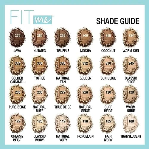 Maybelline Fit Me Matte + Poreless Powder, Warm Sun, 0.56 oz (16 g) (Pack of 2) | Shine Control & Poreless Finish thumbnail 4