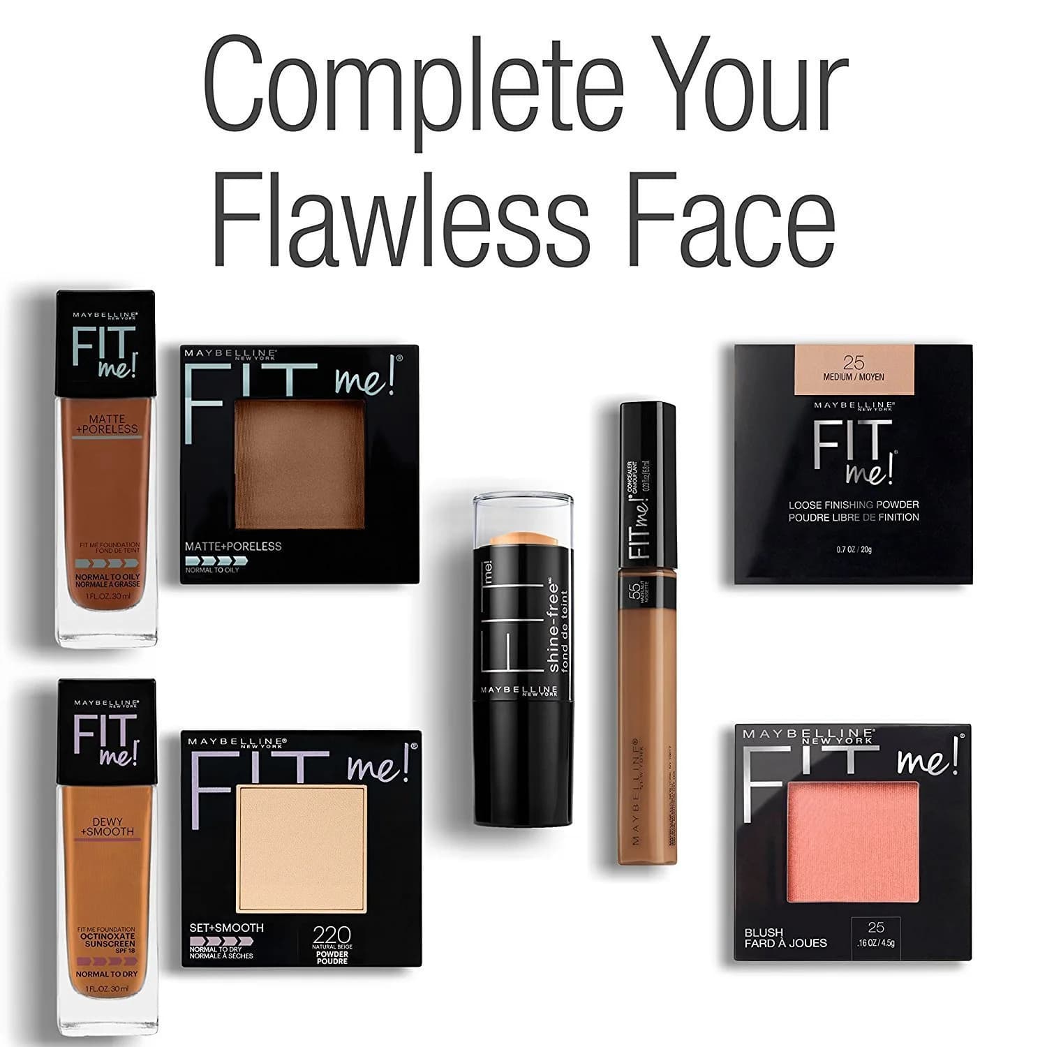 Maybelline Fit Me Matte + Poreless Powder, Warm Sun, 0.56 oz (16 g) (Pack of 2) | Shine Control & Poreless Finish - view 7
