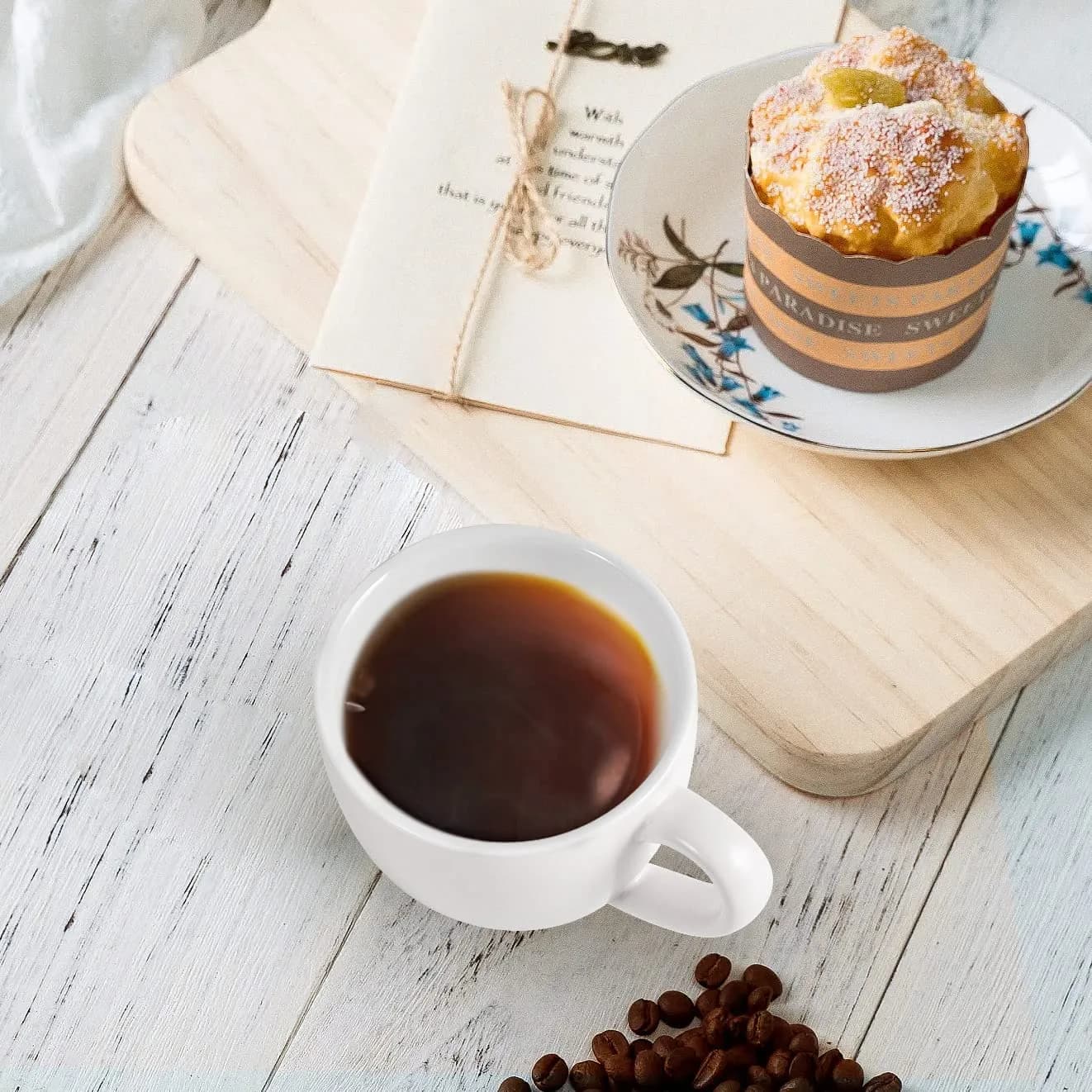 homEdge White Porcelain Espresso Cups, 90ml (3 oz) Demitasse Mugs, Set of 6 | Modern Matte Finish - view 5
