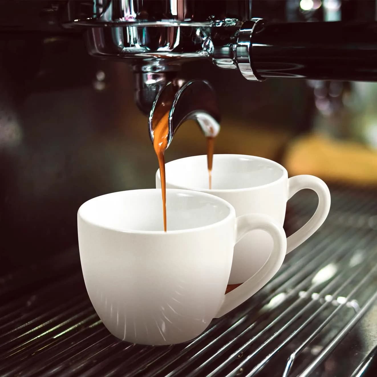 homEdge White Porcelain Espresso Cups, 90ml (3 oz) Demitasse Mugs, Set of 6 | Modern Matte Finish - view 3