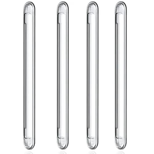 Uniticber Clear Furniture Bumpers, Adhesive Wall Pads, 4 Long | Impact-Absorbing PVC Strips for Walls & Furniture thumbnail 1