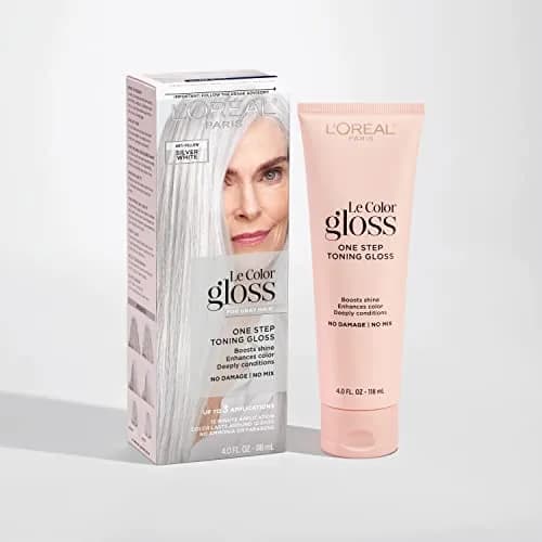 L'Oreal Paris Le Color Gloss One Step Toning Gloss 4 Fl Oz | Neutralizes Brassiness & Adds Shine thumbnail 2