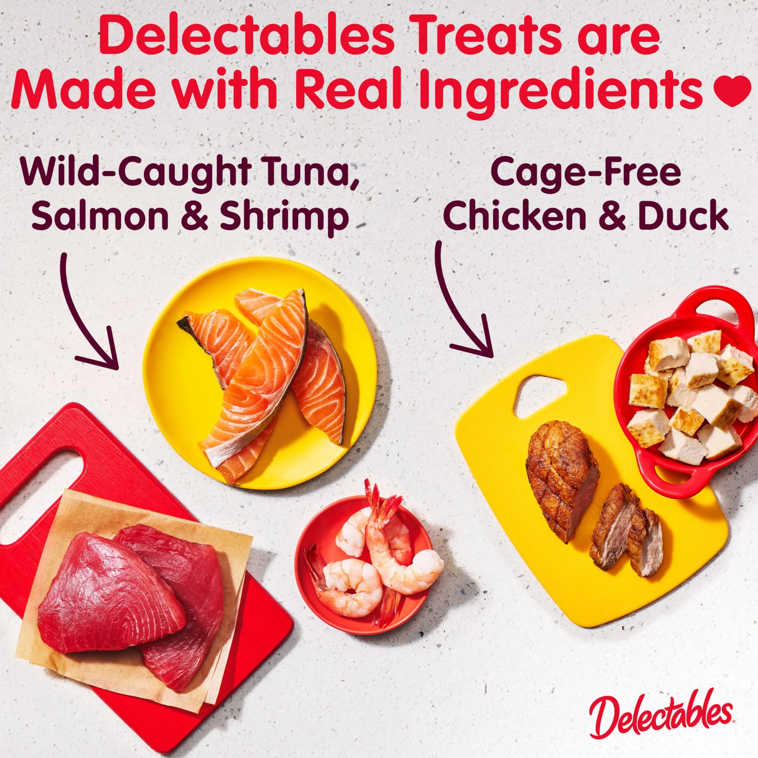 Delectables Squeeze Up Variety Pack Cat Treats 36 oz (72 Tubes) | Interactive Lickable Puree for Cats - view 2